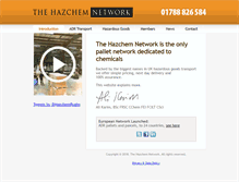 Tablet Screenshot of hazchemnetwork.co.uk